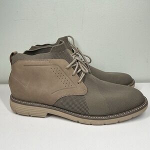 Mark Nason Los Angeles Men Size 11 Leather Lugg Webster Chukka Boots Taupeโ Prep